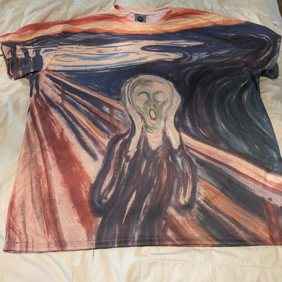 Galaxy Print Shirt 4XL Men's/TheScream - Picture 9 of 9